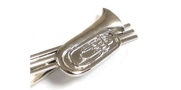 EXFORM / Marching tuba tie bar silver color画像5