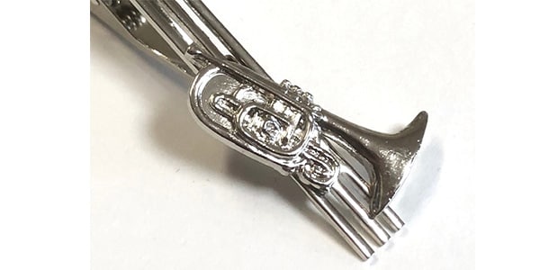 EXFORM / Marching mellophone tie bar silver color画像3