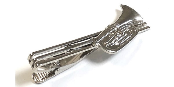 EXFORM / Marching Euphonium Tie Bar Silver Color画像2