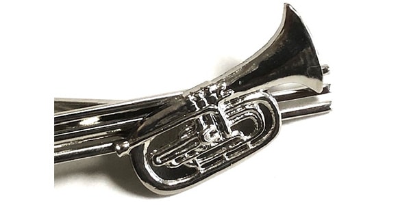 EXFORM / Marching Euphonium Tie Bar Silver Color画像4