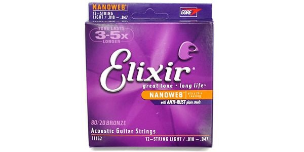 ELIXIR/NANOWEB 80/20 Bronze Light 12弦用 #11152