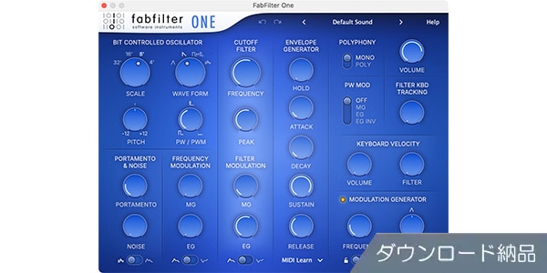 FabFilter ( ファブフィルター )  / One