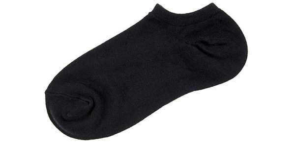 ファブリーズ / Plain Socks, Ghost Length, 2-Pair Set, Black, 23-25cm