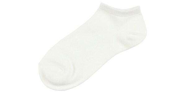 ファブリーズ / Plain Socks Sneaker Length 2-Pair Set White 23-25cm