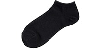 ファブリーズ / Plain Socks Sneaker Length 2-Pair Set Black 23-25cm