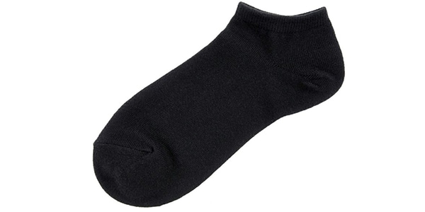 ファブリーズ / Plain Socks Sneaker Length 2-Pair Set Black 23-25cm