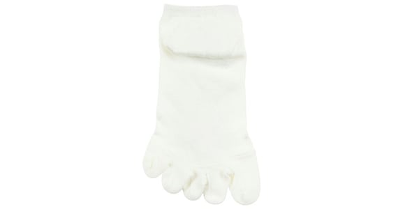 ファブリーズ / Plain 5-Toe Socks, Sneaker Length, 2-Pair, White, 23-25cm画像4
