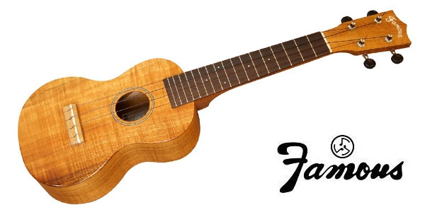 【フェイマス】Famous FU-200  【ハワイアンコア材】 Famous FU-200 ウクレレ ハワイアンコア材
