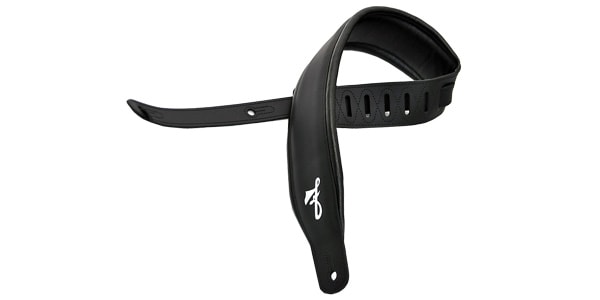 Weight Reducing Leather Strap Black