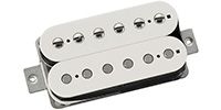 Freedom Custom Guitar Hybrid Humbucker Type I Pitch for G Bridge White