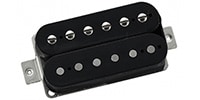 Freedom Custom Guitar Hybrid Humbucker Type II Pitch for G Neck Black