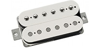 Freedom Custom Guitar Hybrid Humbucker Type II Pitch for G Bridge White