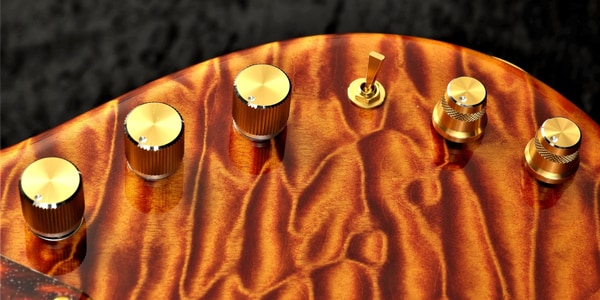 Freedom Custom Guitar ( フリーダムカスタムギターリサーチ )  / SP-KT-01GO Flat Knob Gold画像3