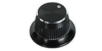 Freedom Custom Guitar / SP-KT-03BK Top Hat Knob Black
