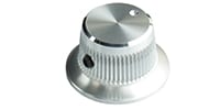Freedom Custom Guitar / SP-KT-03SL Top Hat Knob Silver