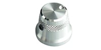 Freedom Custom Guitar / SP-KT-04SL Mini Bell Knob Silver