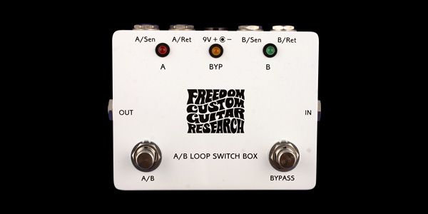 Freedom Custom Guitar/A/B Loop Switch Box