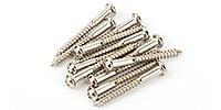 FENDER Vintage-Style Stratocaster Bridge Mounting Screws Nickel