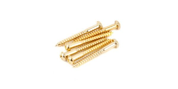 FENDER/Vintage-Style Stratocaster Bridge Mounting Screws Gold