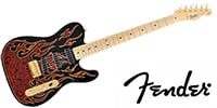 FENDER James Burton Telecaster Red Paisley Flames