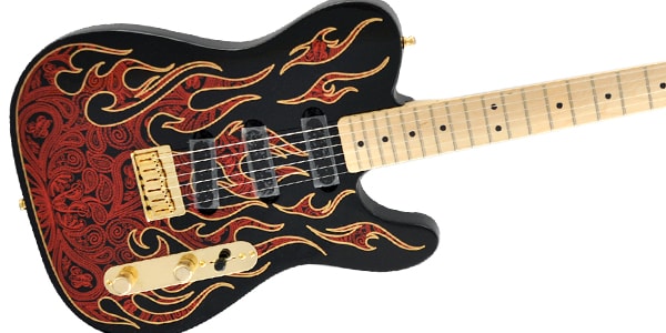 FENDER / James Burton Telecaster Red Paisley Flames画像2