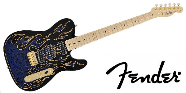 FENDER ( フェンダー ) James Burton Telecaster Blue Paisley Flames 送料無料 | サウンドハウス