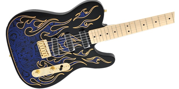 FENDER / James Burton Telecaster Blue Paisley Flames画像2