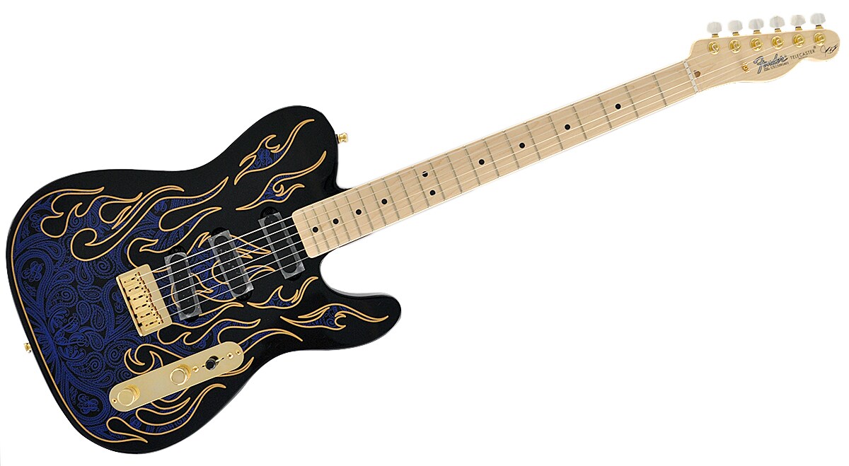 FENDER/James Burton Telecaster Blue Paisley Flames