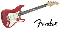 FENDER American Pro Stratocaster Rose Candy Apple Red