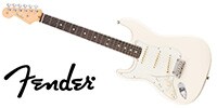 FENDER American Pro Stratocaster Left-Hand Rosewood Olympic White