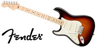 FENDER American Pro Stratocaster Left-Hand Maple 3-Color Sunburst