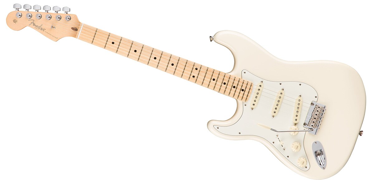 FENDER/American Pro Stratocaster Left-Hand Maple Olympic White