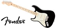 FENDER American Pro Stratocaster Left-Hand Maple Black