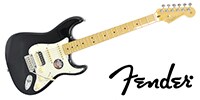 FENDER American Standard Strat HSS Shawbucker Maple Black