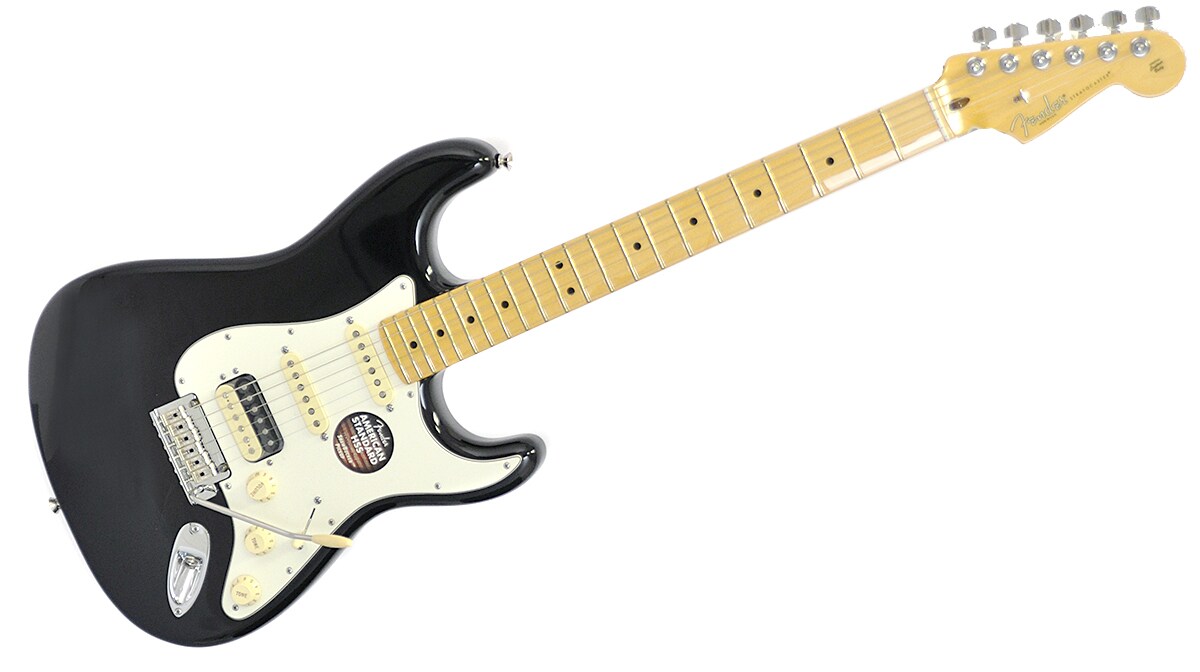 FENDER/American Standard Strat HSS Shawbucker Maple Black