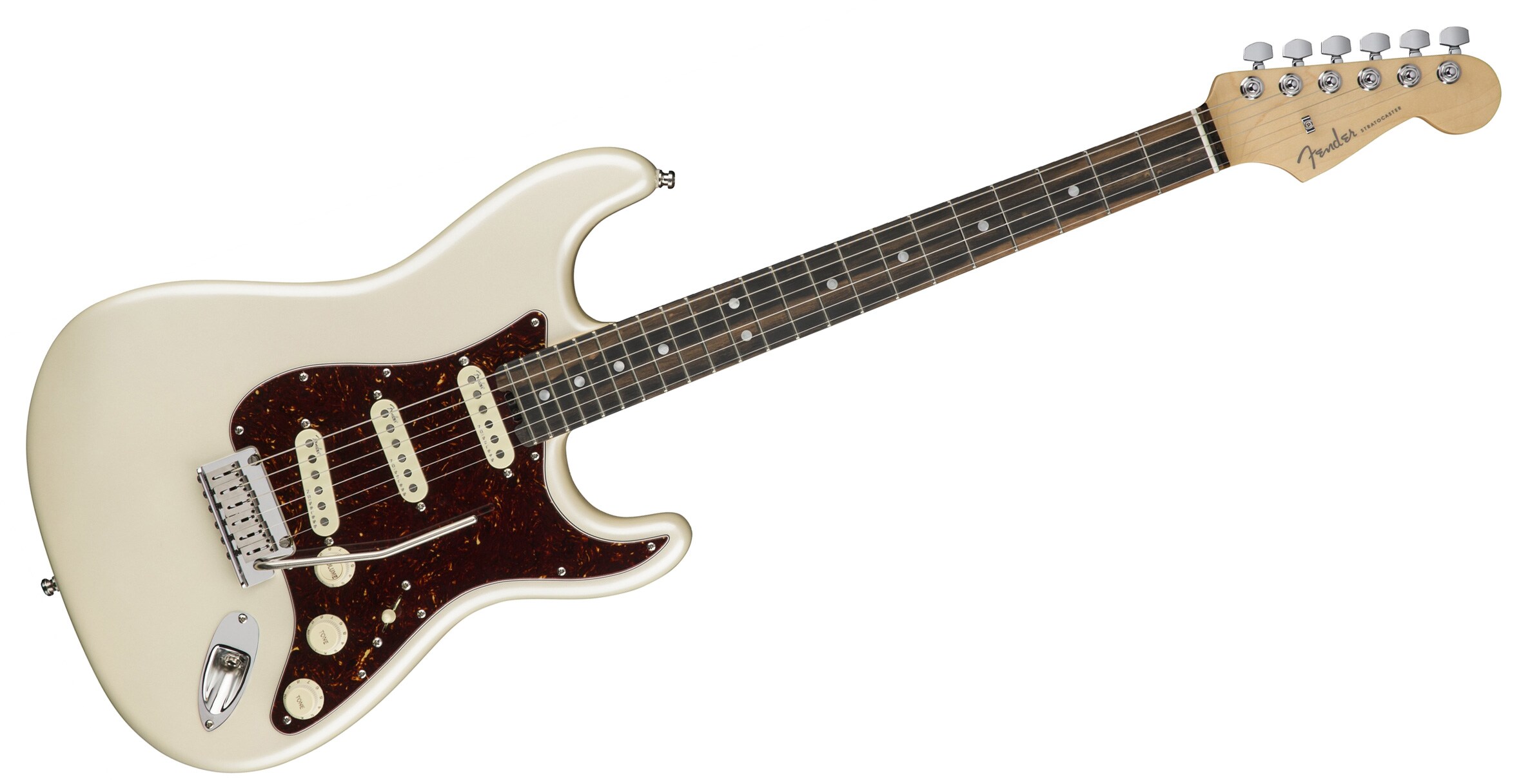 FENDER/American Elite STRAT Ebony Olympic Pearl