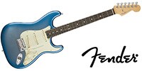 FENDER American Elite STRAT Ebony Sky Burst Metallic