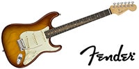 FENDER American Elite STRAT Ebony Tobacco Sunburst