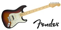 FENDER American Elite Stratocaster HSS SHAW Maple 3-Color Sunburst