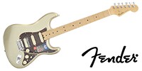 FENDER American Elite Stratocaster HSS SHAW Maple Champagne