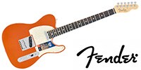 FENDER American Elite Telecaster Rose Autumn Blaze Metallic