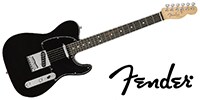 FENDER American Elite Telecaster Ebony Mystic Black