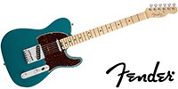 FENDER American Elite Telecaster Maple Ocean Turquoise