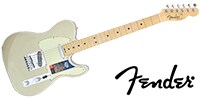 FENDER American Elite Telecaster Maple Champagne