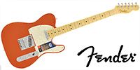 FENDER American Elite Telecaster Maple Autumn Blaze Metallic