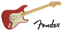 FENDER American Special Stratocaster HSS Maple Fiesta Red