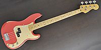 FENDER Road Worn 50s Precision Bass Fiesta Red