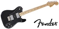 FENDER Classic Series 72 Telecaster Deluxe Black