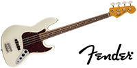 FENDER Classic Series 60s Jazz Bass Lacquer Olympic White