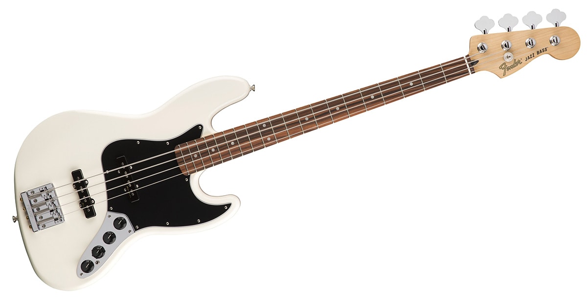 FENDER/Deluxe Active Jazz Bass Olympic White ジャズベース